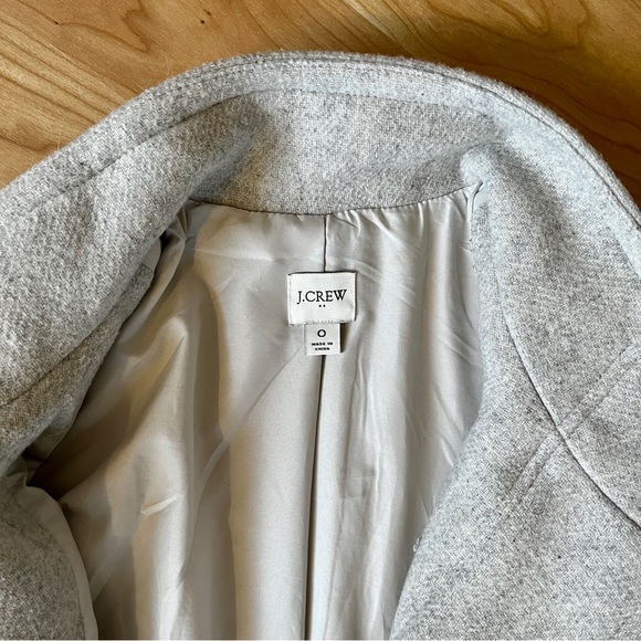 Chic J. Crew Gray Wool Coat - Picture 4 of 6